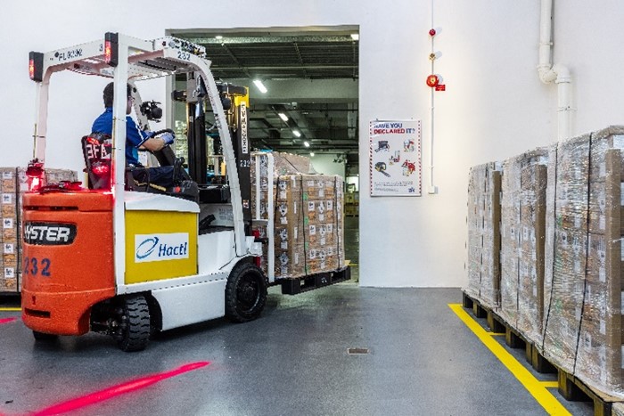 Hactl’s 5G-connected Smart Cargo Locating system will streamline warehouse logistics